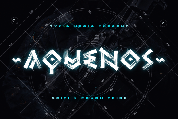 Aquenos: The Futuristic Display Typeface for Modern Editorial Design