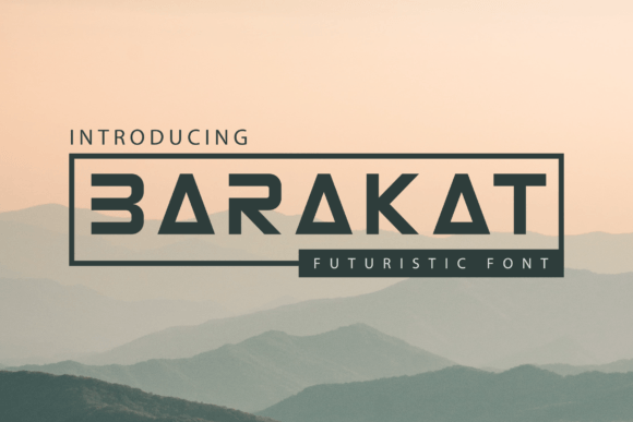 Barakat: The Futuristic Typeface That Transformed My Brand Identity