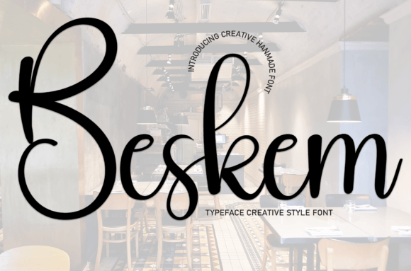 Beskem: A Sweet Handwritten Typeface for Digital Branding