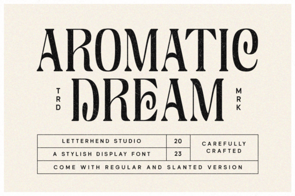 Bringing Elegance to Life with Aromatic Dream Typeface