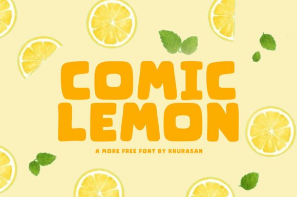 Comic Lemon: A Playful Display Typeface for Modern Web Design