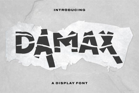 Damax: A Bold Display Typeface for Modern Web Design