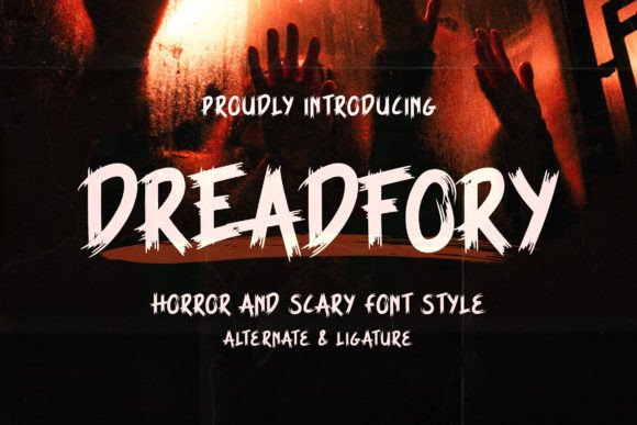 Dreadfory: A Spooky Display Font for Bold Brand Identity