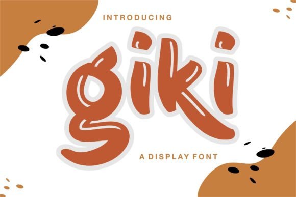 Giki: The Shiny Display Font for Modern Handmade Brands