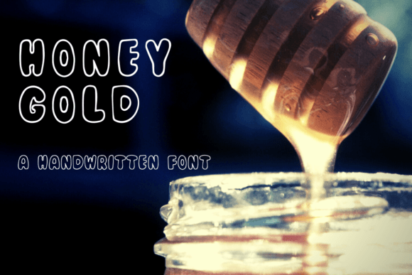 Honey Gold: The Playful Display Font for Modern Web Design