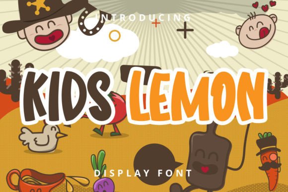 Kids Lemon: The Perfect Display Typeface for Small Business Branding