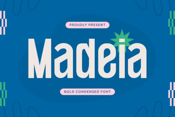 Madeia: The Bold Condensed Typeface for Elevated Craft Projects