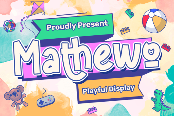 Mathewo: The Playful Display Typeface for Scroll-Stopping Campaigns