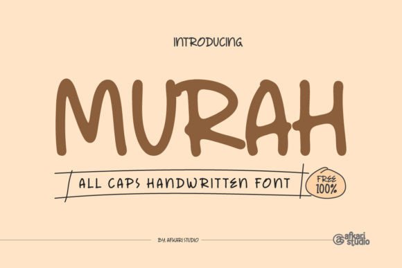 Murah: The Handwritten Typeface That Elevates Editorial Design