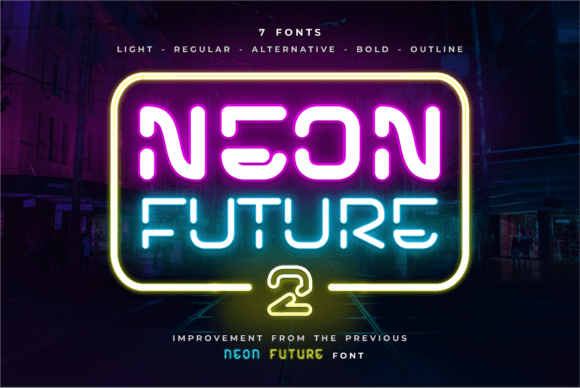 Neon Future 2: The Display Typeface That Elevates Digital Brand Experiences