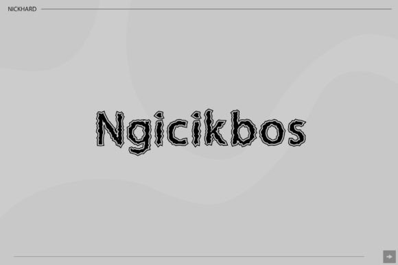 Ngicikbos: The Quirky Handwritten Typeface for Authentic Branding