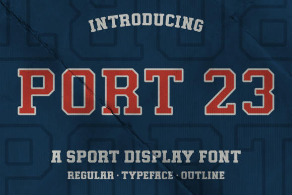 Port 23: The Sport Display Font Duo for Strong Brand Identity
