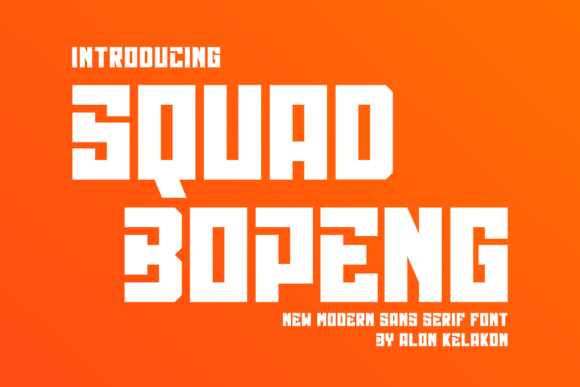 Squad Bopeng: The Display Font That Elevates Digital Brand Experiences
