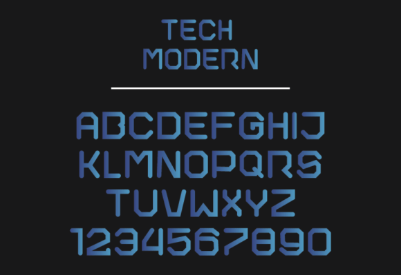 Tech Modern: The Creative Font That Elevates Small Business Branding
