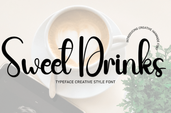 Upgrade Your Brand with Sweet Drinks Typeface for a Friendly Touch