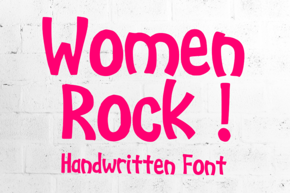 Women Rock: The Cheerful Typeface That Elevates Small Business Branding