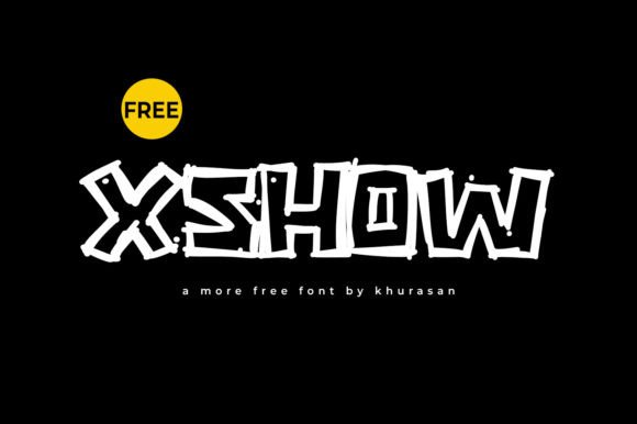 Xshow: A Modern Display Font for Bold Brand Identity Projects